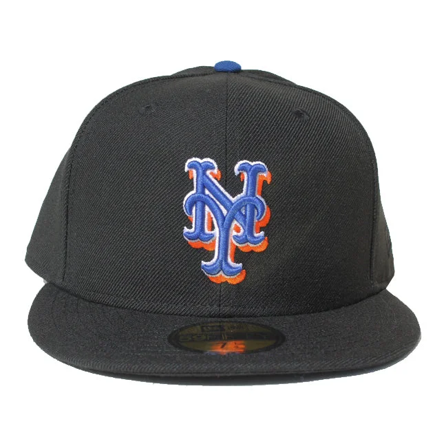 Men's hats lightweight black-NY METS "2000" - New Era fitted