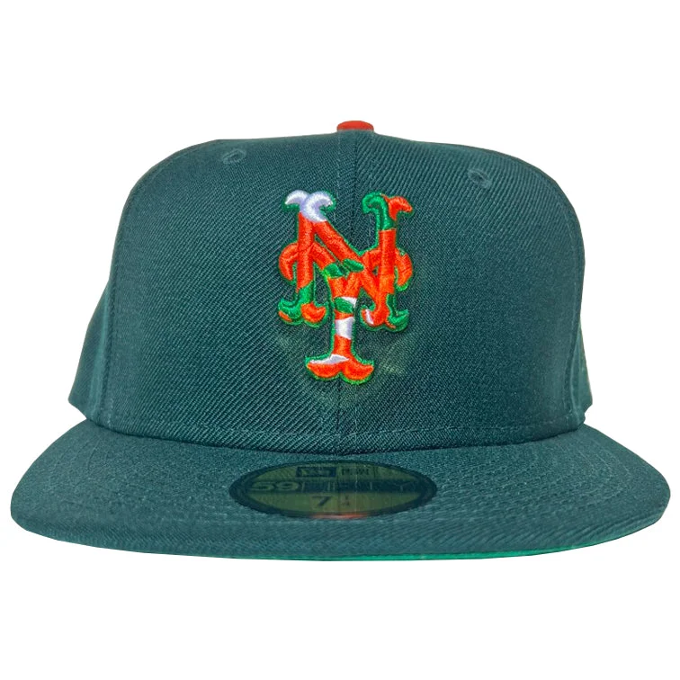 Men's hats casual navy-NY Mets Camo (GREEN) - New Era fitted