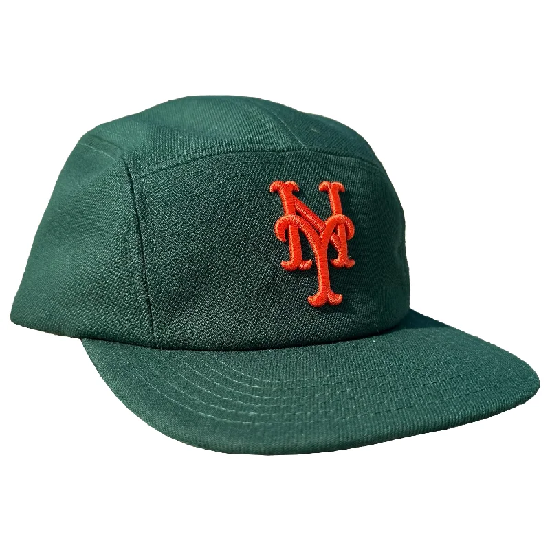 Men's hats durable black-NY Mets | New Era 5 Panel Camper (Green)