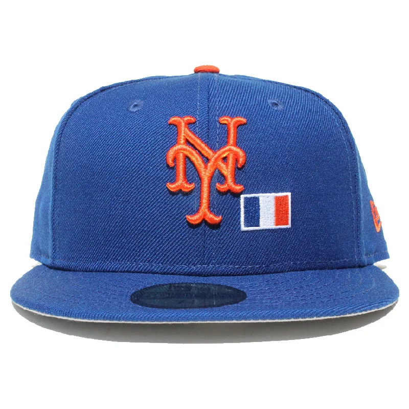 Men's hats durable tan-NYC FLAG x METS NY - New Era fitted