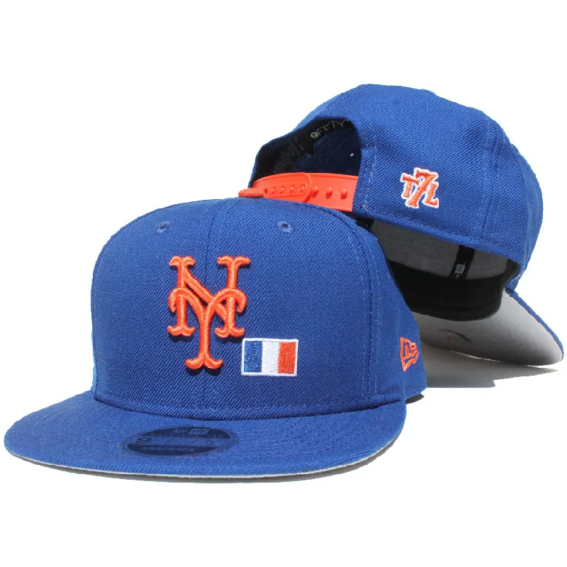 Men's hats trendy brown-NYC FLAG x NY METS  - New Era Snapback