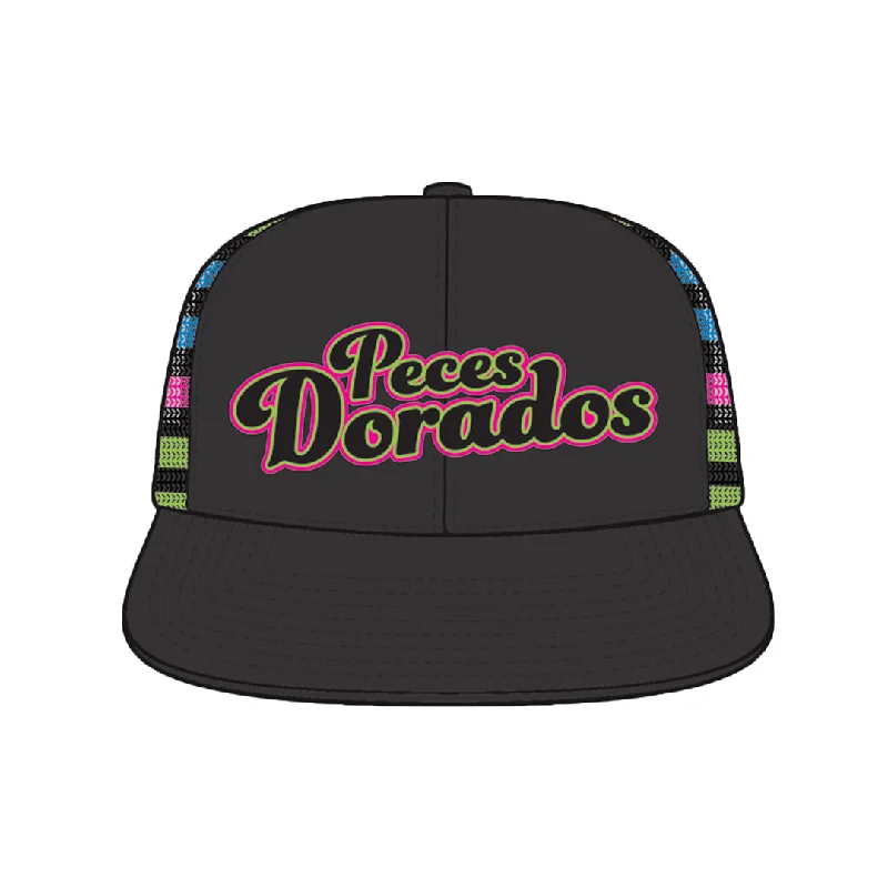 Men's hats stylish green-Peces Dorados Youth High Heat Cap