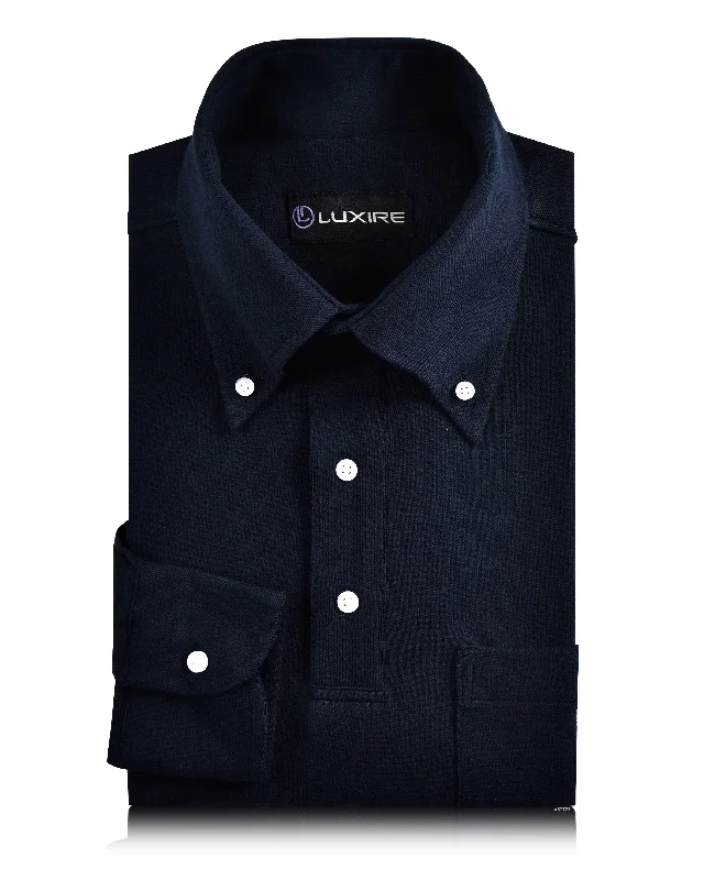 Men's polo shirts stylish navy-Polo Dark Navy