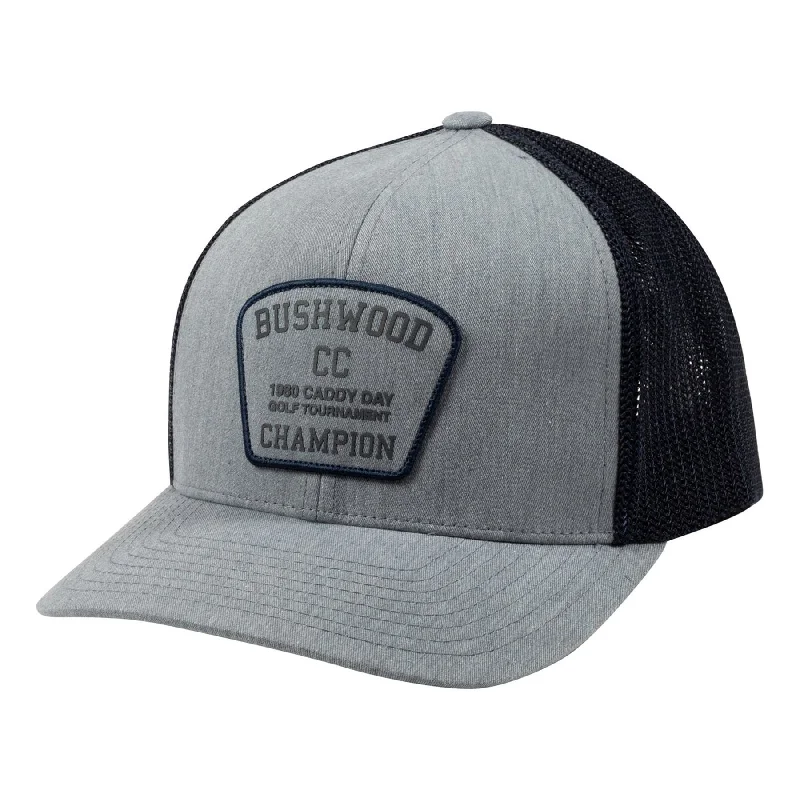 Men's hats lightweight black-Presidential Suite Cap Heather Grey - AW24