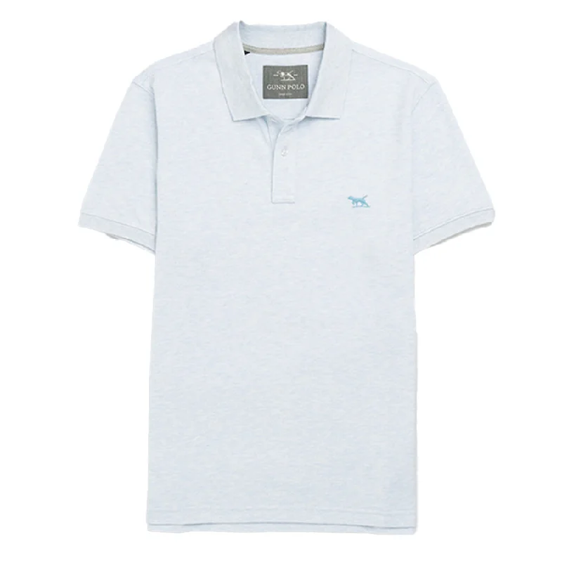 Men's polo shirts casual white-Rodd & Gunn The Gunn Polo Shirt Mist