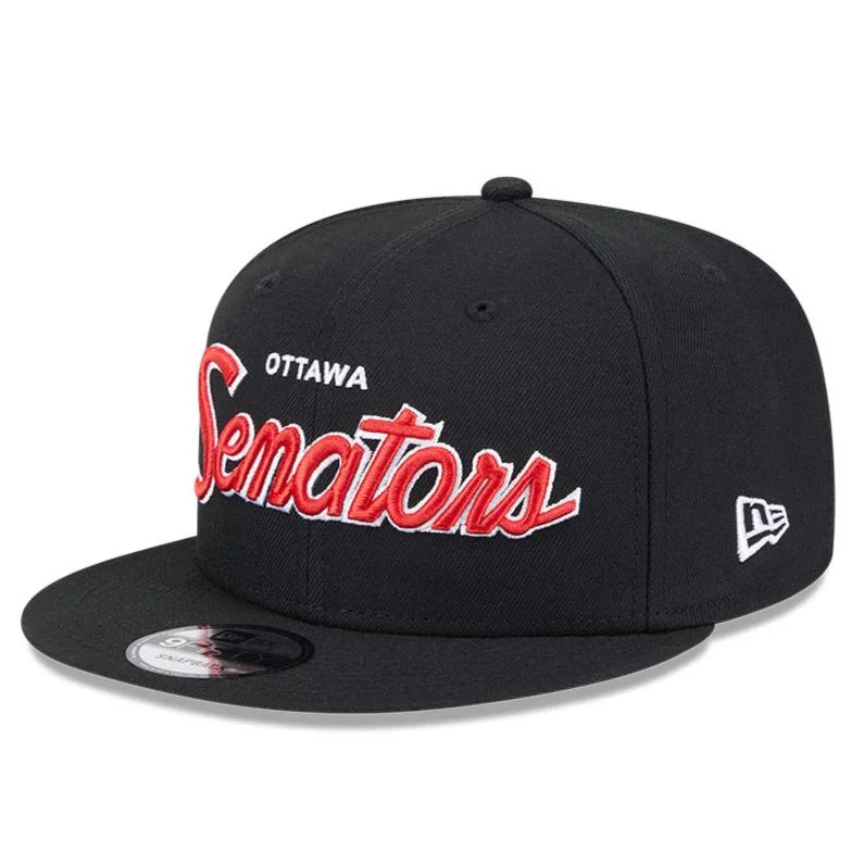 Men's hats cozy navy-Senators Script Cap (New Era)