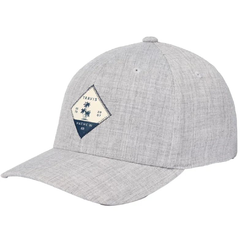 Men's hats lightweight brown-Short Stay Cap Heather Grey - AW24