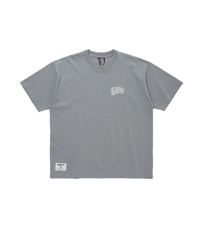 Men's T-shirts graphic white-SMALL ARCH LOGO T-SHIRT - COOL GREY