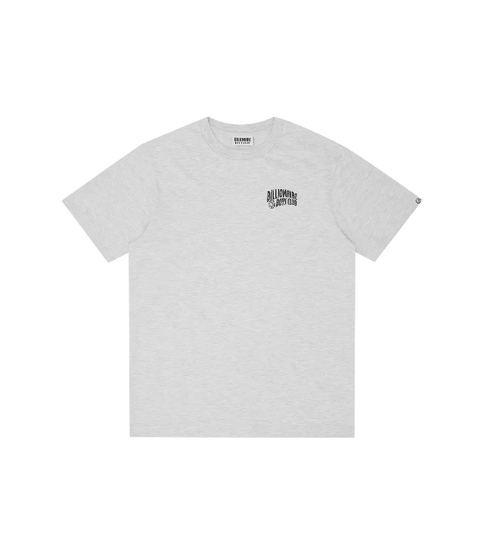 Men's T-shirts everyday tan-SMALL ARCH LOGO T-SHIRT - HEATHER ASH