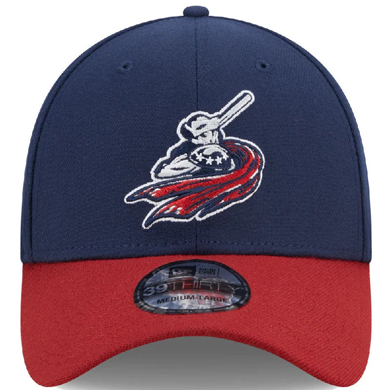 Men's hats lightweight brown-Somerset Patriots Marvel's Defenders of the Diamond 39Thirty Flex Fit Cap