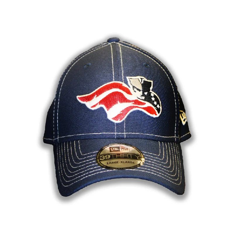 Men's hats stylish navy-Somerset Patriots New Era 39Thirty Core Classic Stretch Fit Cap