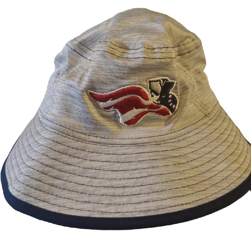 Men's hats classic brown-Somerset Patriots New Era Game Day Bucket Cap With Draw String Cord