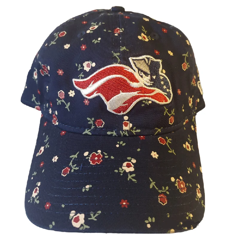 Men's hats casual white-Somerset Patriots New Era Womens 9Twenty Floral  Slide Buckle Adjustable Cap