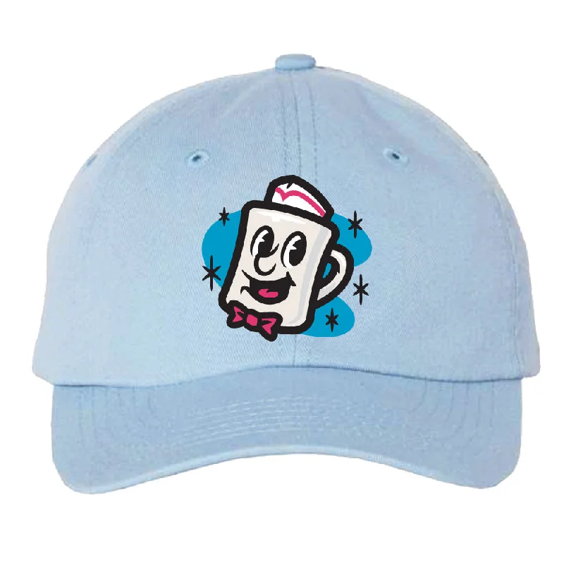 Men's hats breathable brown-Somerset Patriots Youth Baby Blue Unstructured Washed Jersey Diners Coffee Mug Slide Buckle  Cap