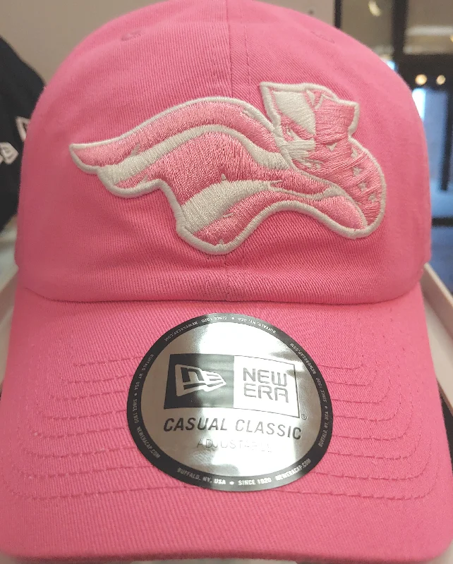 Men's hats casual white-Somerset Patriots Youth New Era Pop Pink Clutch Adjustable Cap