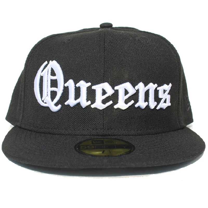 Men's hats durable green-Straight Outta Queens - New Era Fitted