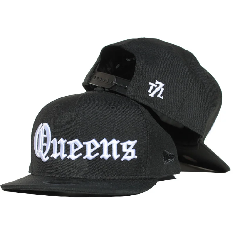 Men's hats classic black-Straight Outta Queens | New Era Snapback