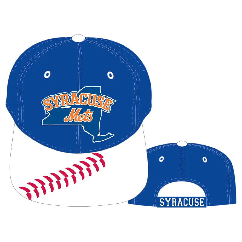 Men's hats warm gray-Syracuse Mets BR Cobra Youth Cap