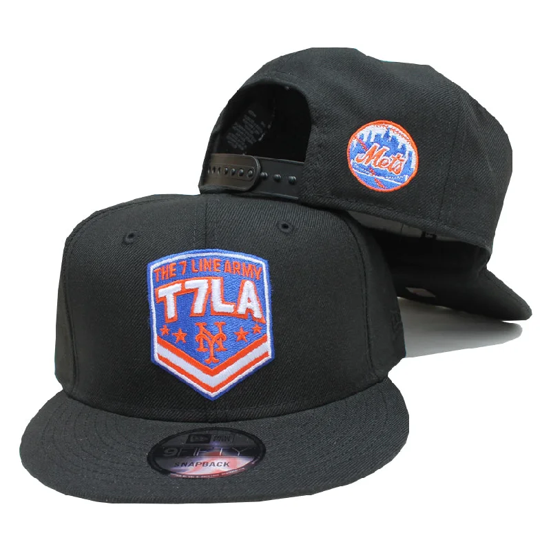 Men's hats stylish gray-T7LA x METS Black - New Era Snapback