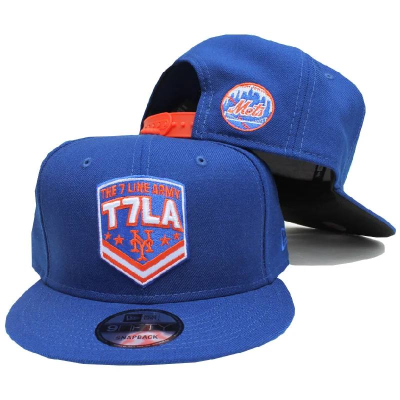 Men's hats lightweight navy-T7LA x METS Royal - New Era Snapback