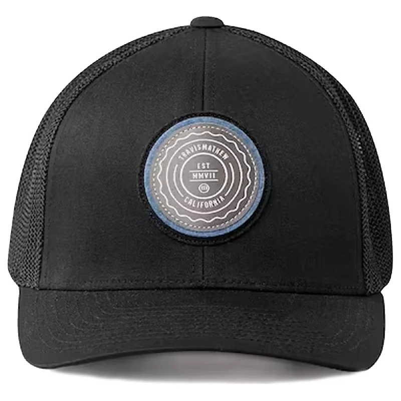 Men's hats classic white-The Patch Black - 2024