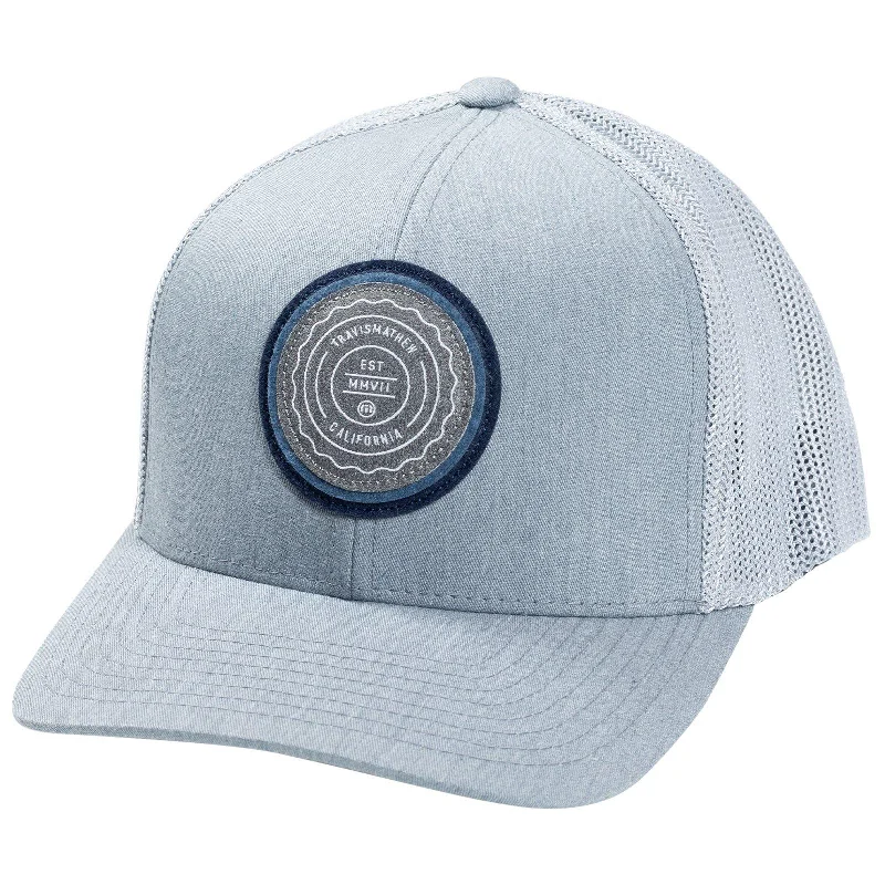 Men's hats durable navy-The Patch Heather Grey - 2024