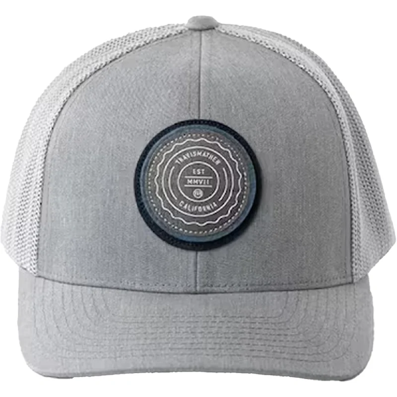 Men's hats breathable gray-The Patch Heather Grey - 2024