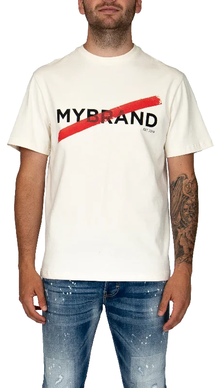 Men's T-shirts soft white-The Red Line Shirt White | OFF-WHITE