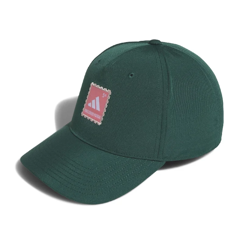 Men's hats durable green-Tour Stamp Cap Collegiate Green - AW24