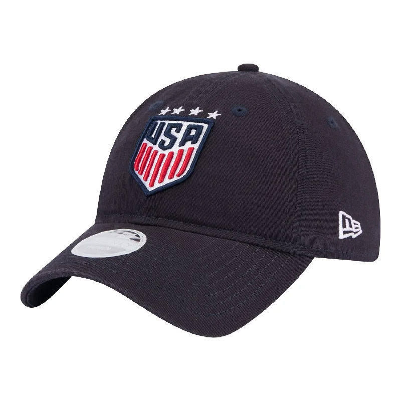 Men's hats cozy white-Women's New Era USWNT 9Twenty Victory Navy Hat