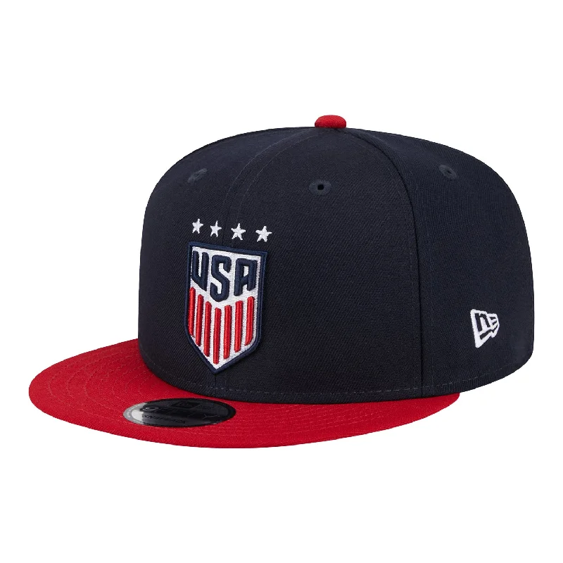 Men's hats warm gray-Adult New Era USWNT 9Fifty Victory Navy Hat