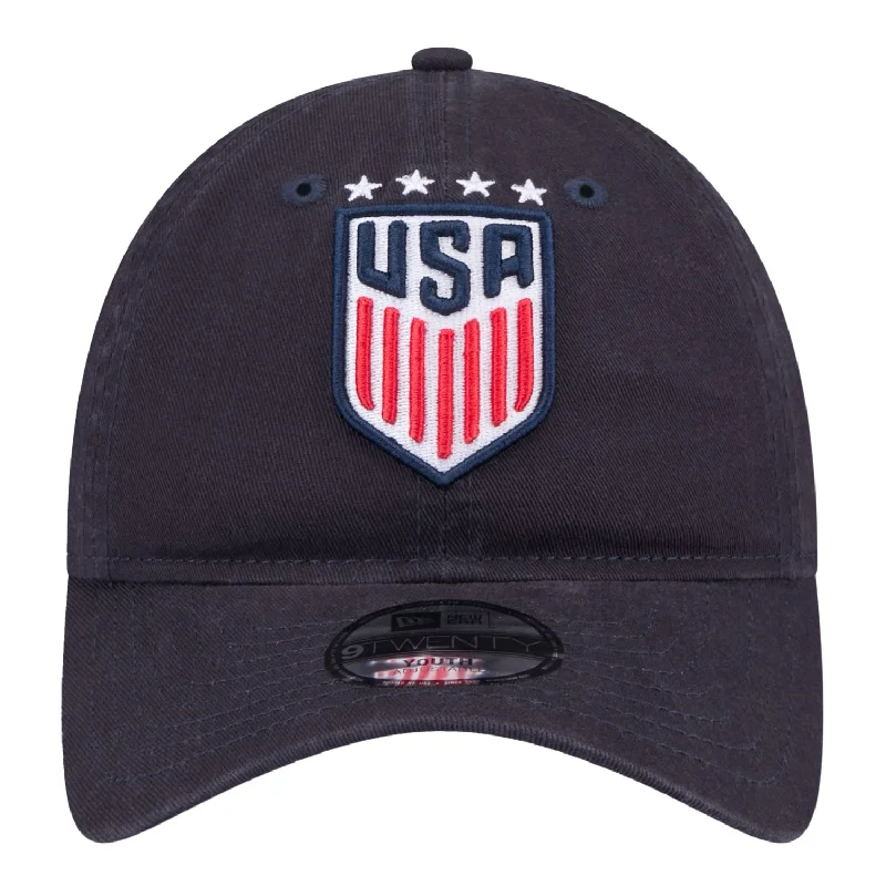 Men's hats trendy gray-Youth New Era USWNT 9Twenty Victory Navy Hat