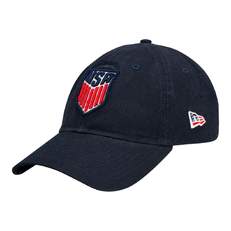 Men's hats durable white-Men's New Era MNT 9Twenty Core Flag Brim Navy Hat