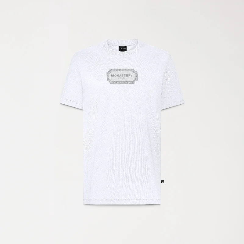 Men's T-shirts breathable gray-WALLER T-SHIRT WHITE