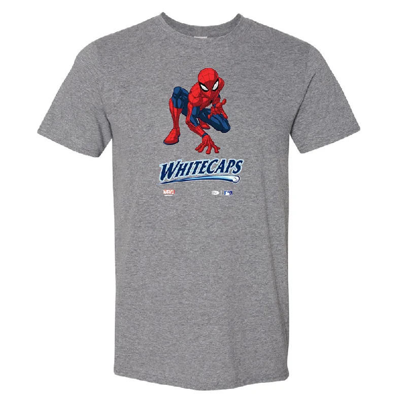 Men's hats durable navy-West Michigan Whitecaps Marvel’s Spiderman Youth Tee