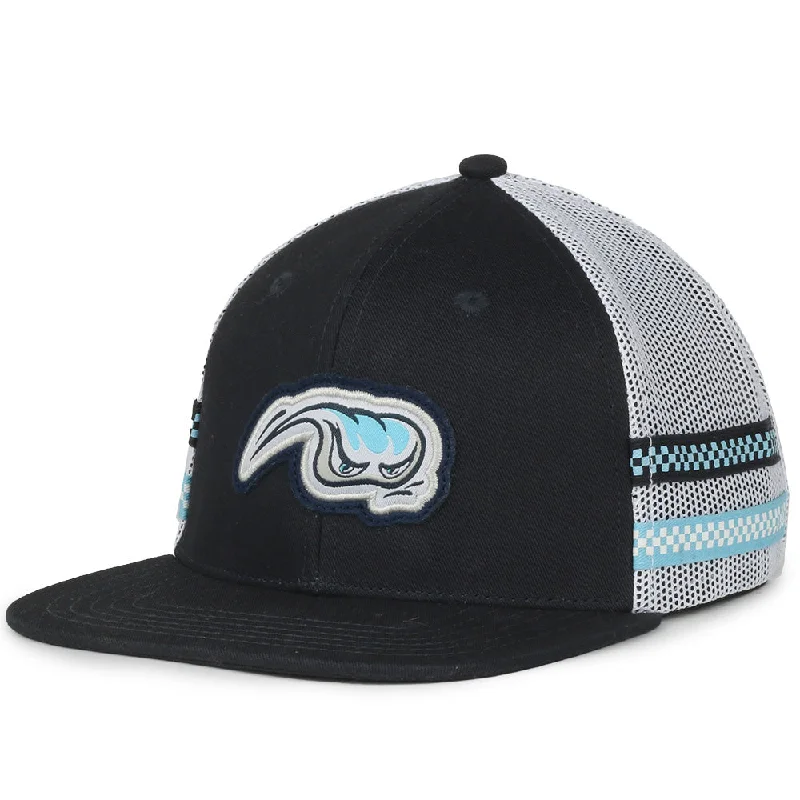 Men's hats warm black-West Michigan Whitecaps OC Sports Youth Jasper Trucker Cap