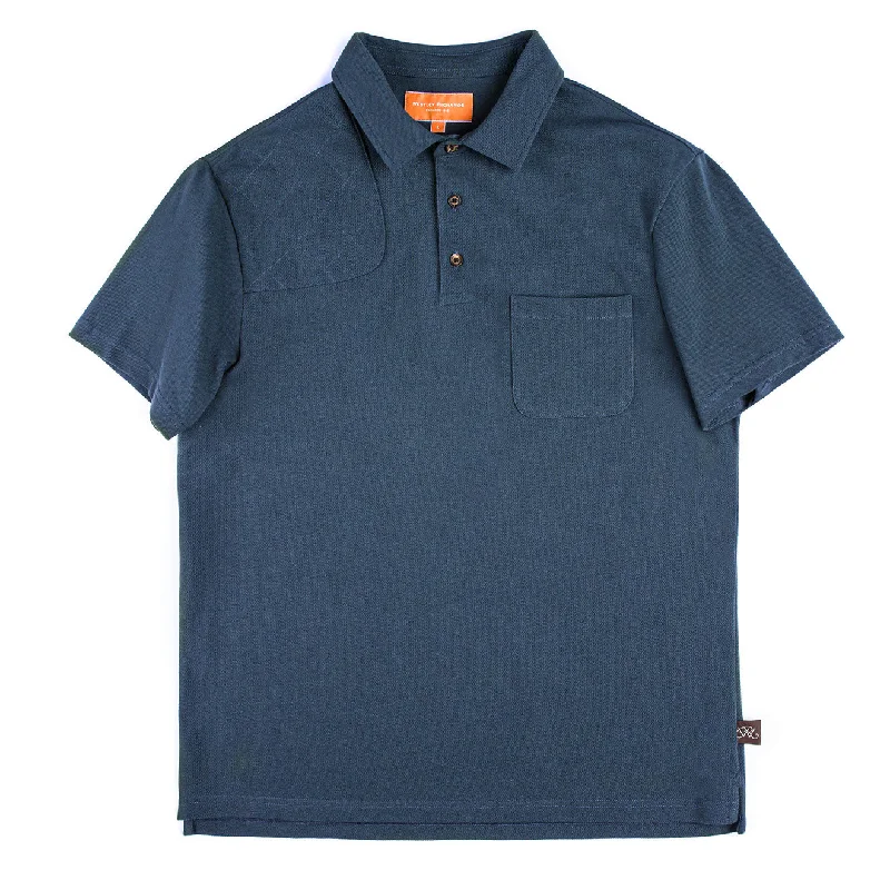 Men's polo shirts durable brown-Westley Richards Sporting Polo Navy