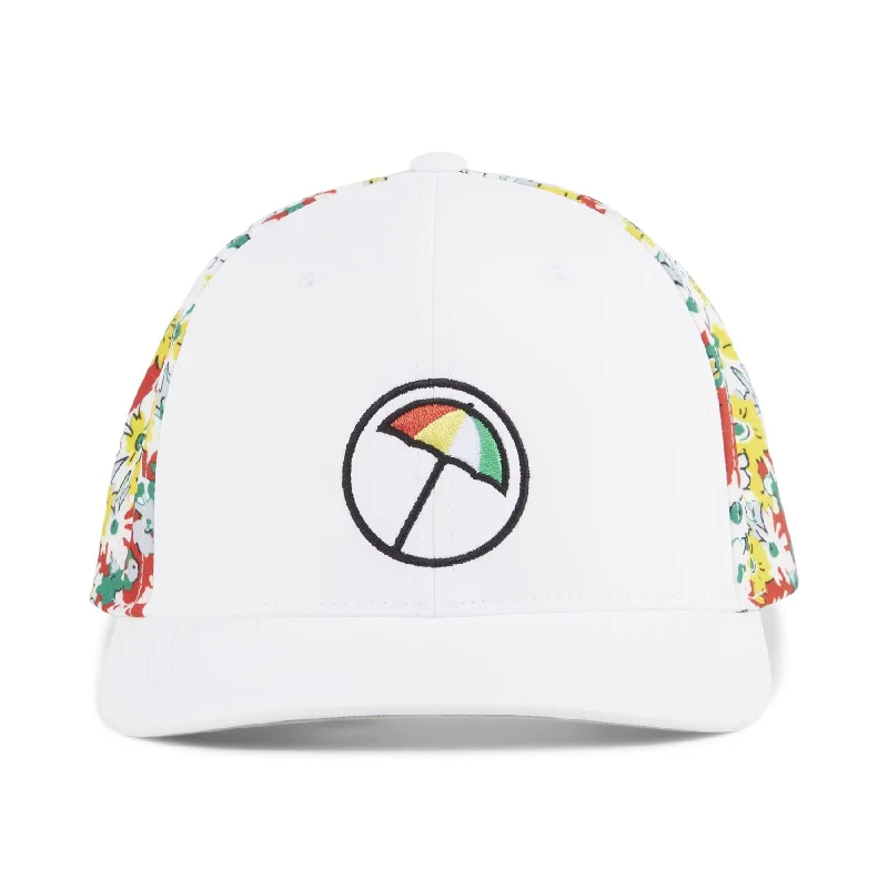 Men's hats casual tan-X AP Floral Tech Cap White Glow - SS24