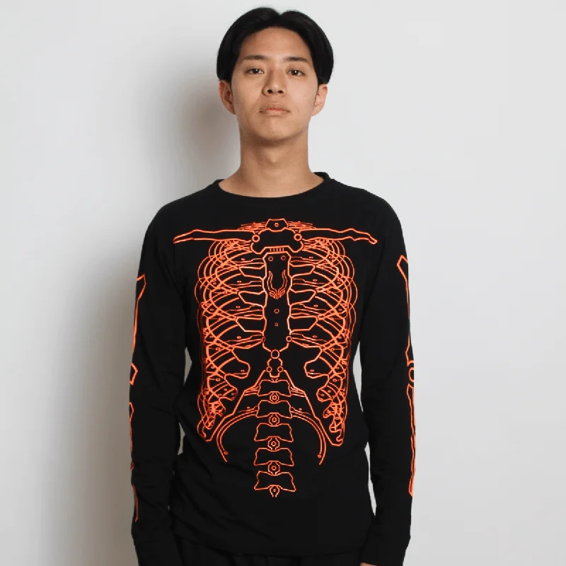 Ladies long-sleeve tops slim black-ATOMIC L/S TEC RIBCAGE