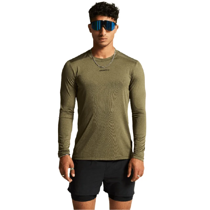 Ladies long-sleeve tops everyday black-Craft Men's ADV Essence Long Sleeve Tee 2 in Rift AW24